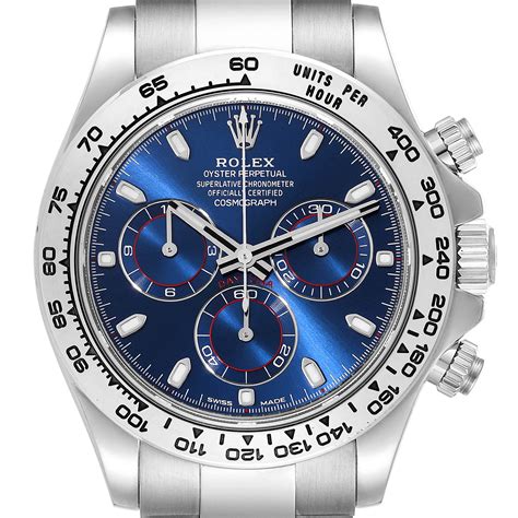 rolex daitona blu|rolex chronograph specs.